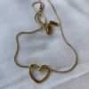 Gold Kalp Kolye